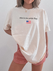 this is my pride flag. *new design* - adult short sleeve tee