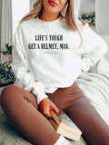 LIFE’S TOUGH GET A HELMET, MAN. • Candace Owens | ADULT CREWNECK