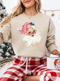 CHEERY SANTA ADULT CREWNECK