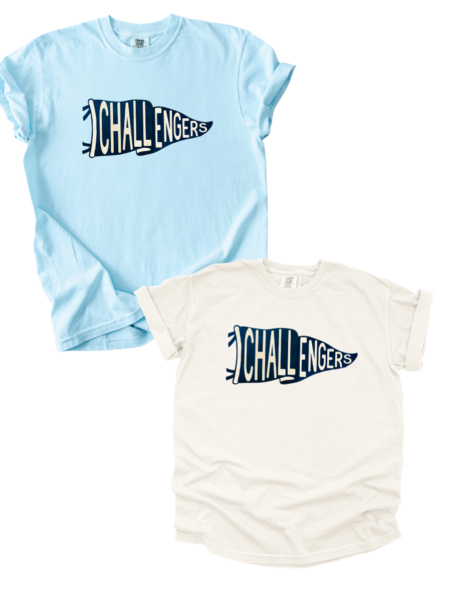 ADULT CHALLENGERS PENNANT SHORT SLEEVE TEE