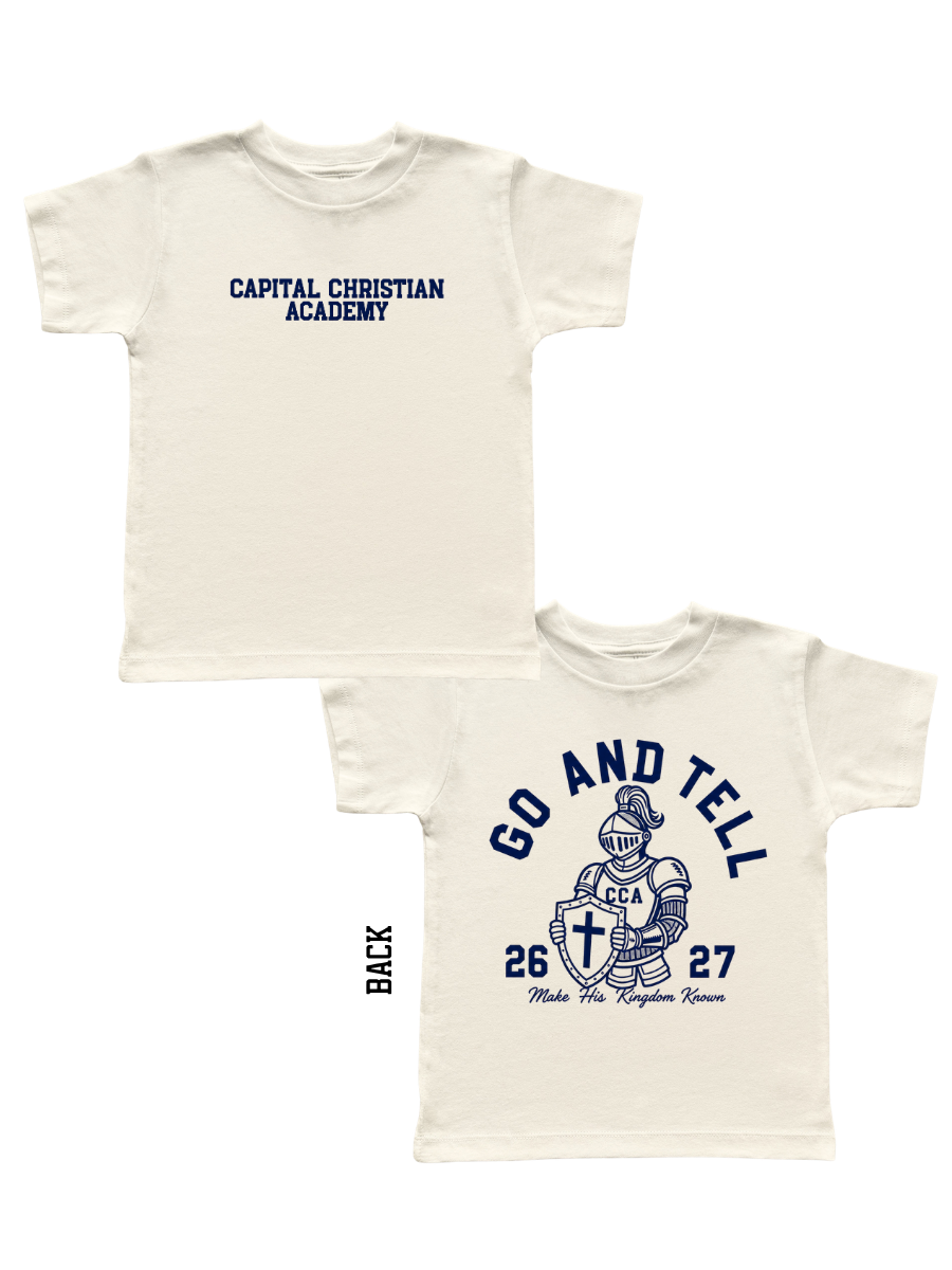 TODDLER "GO AND TELL" TEE