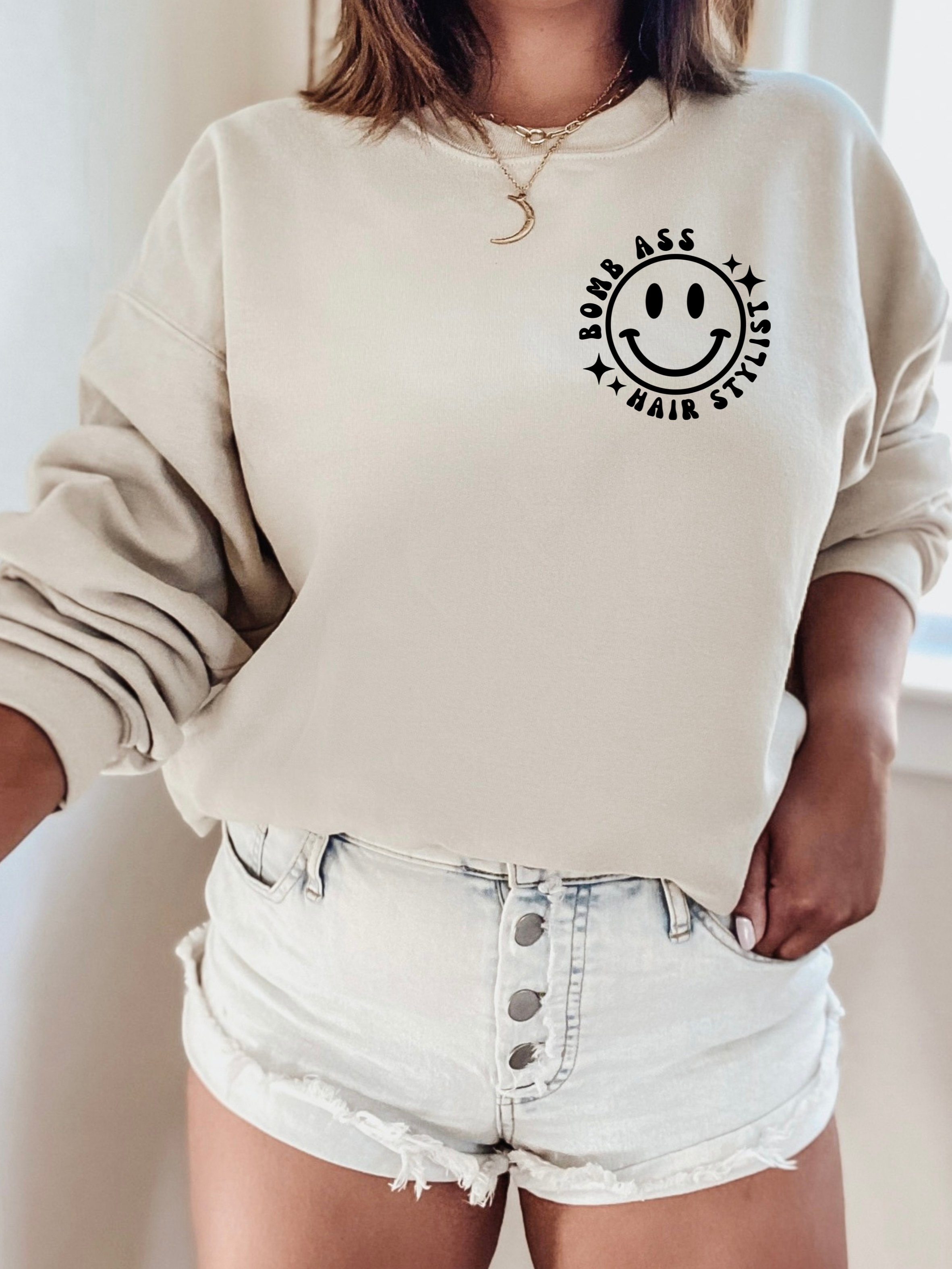 BOMB ASS HAIRSTYLIST - ADULT CREWNECK
