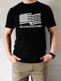 *JESUS LOVING* FLAG TEE • CONSERVATIVE • MEAT EATING • PATRIOT - HOW ELSE CAN I OFFEND YOU?