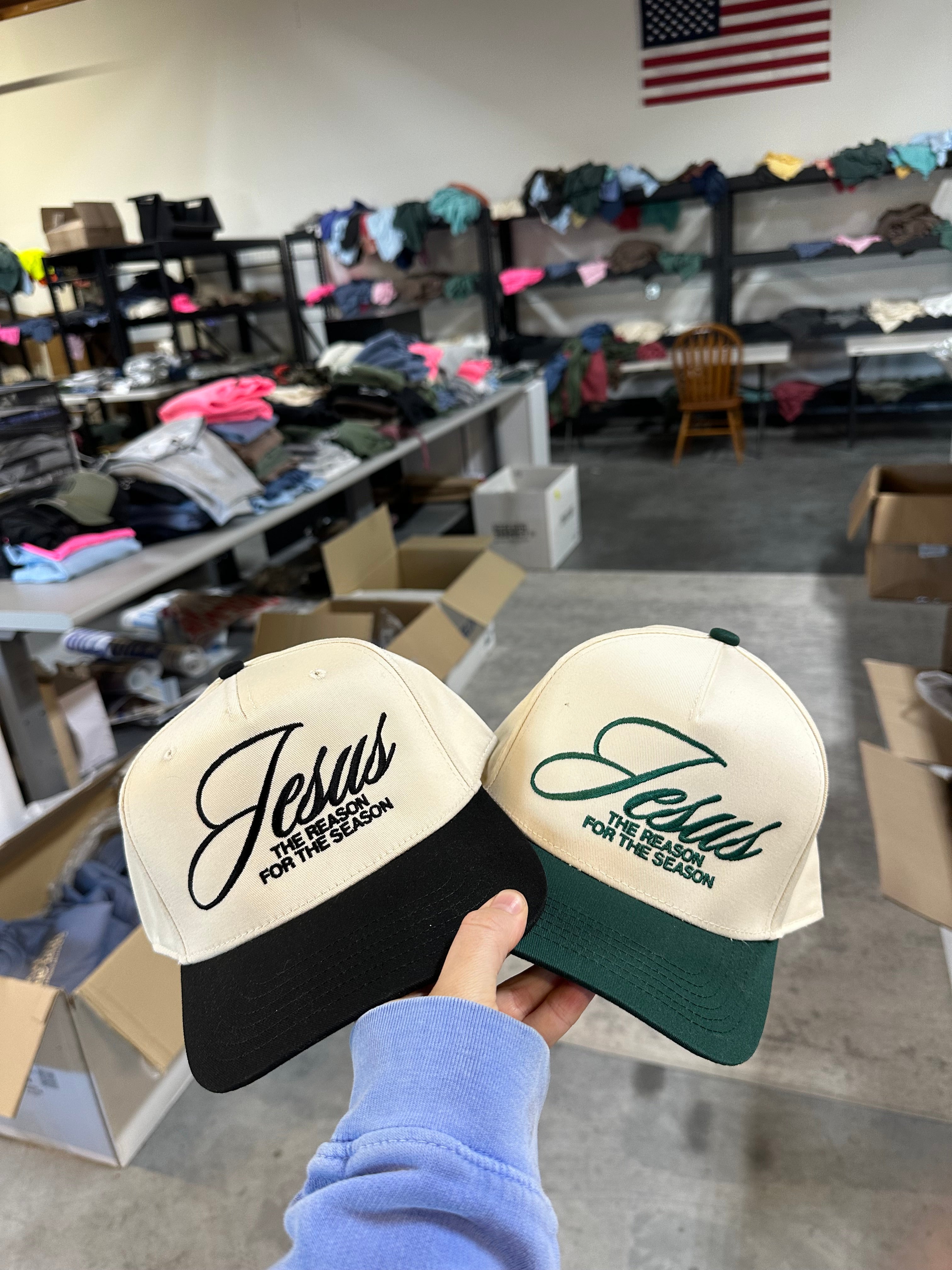 JESUS the reason for the season - Embroidered Hat