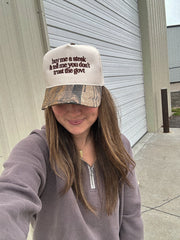 BUY ME A STEAK AND TELL ME YOU DON’T TRUST THE GOV - EMBROIDERED HAT