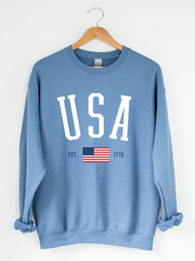 CLASSIC USA EST. 1776 - ADULT CREWNECK
