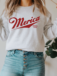 MERICA EST. 1776 - ADULT CREWNECK