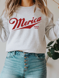 MERICA EST. 1776 - ADULT CREWNECK