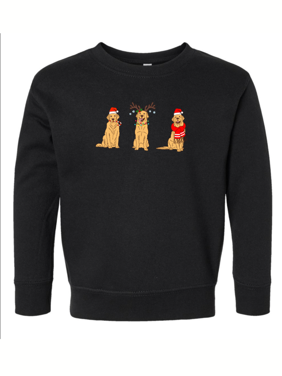 GOLDEN RETRIEVER CHRISTMAS KIDS CREW