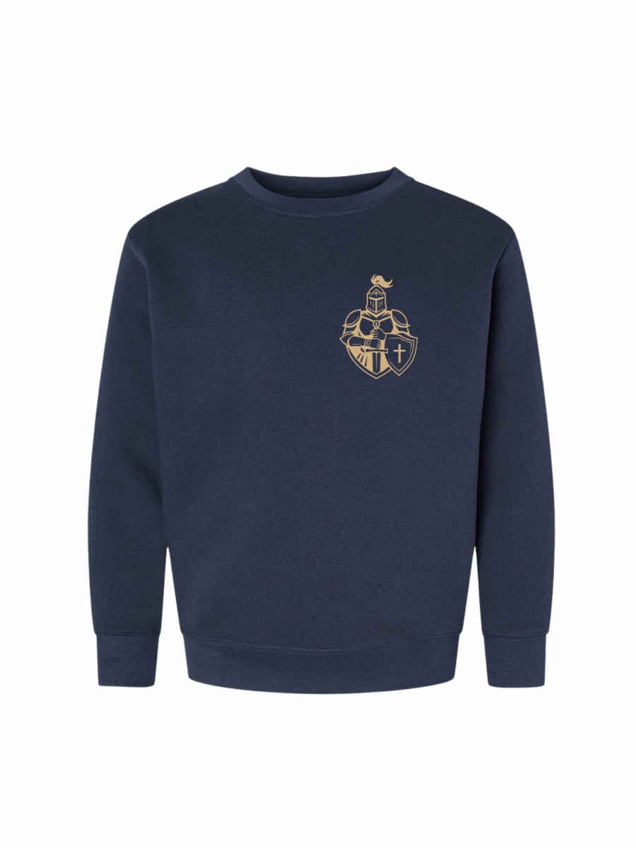TODDLER/YOUTH KNIGHT POCKET CREWNECK SWEATER