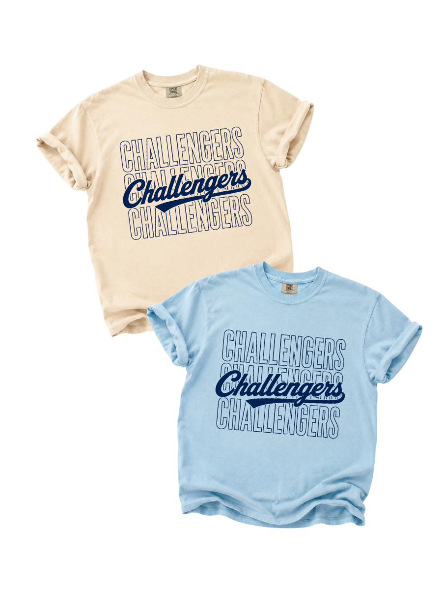 ADULT CHALLENGERS CURSIVE SHORT SLEEVE TEE