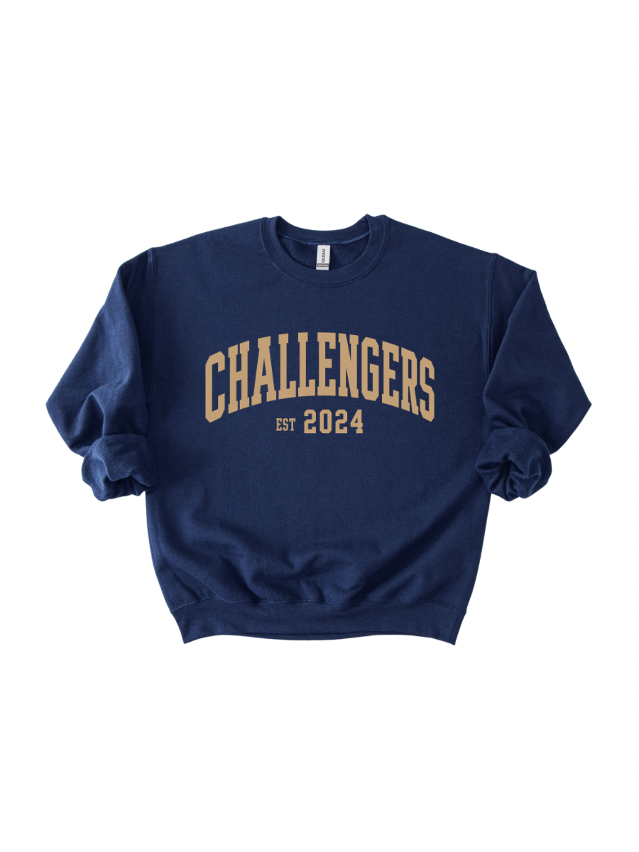 ADULT CHALLENGERS EST 2024 CREWNECK SWEATER