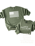 protect the American way of life | CHARLIE KIRK - ADULT CREWNECK SWEATER