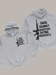 DADS AGAINST DAUGHTERS DATING DEMS - ADULT HOODIE