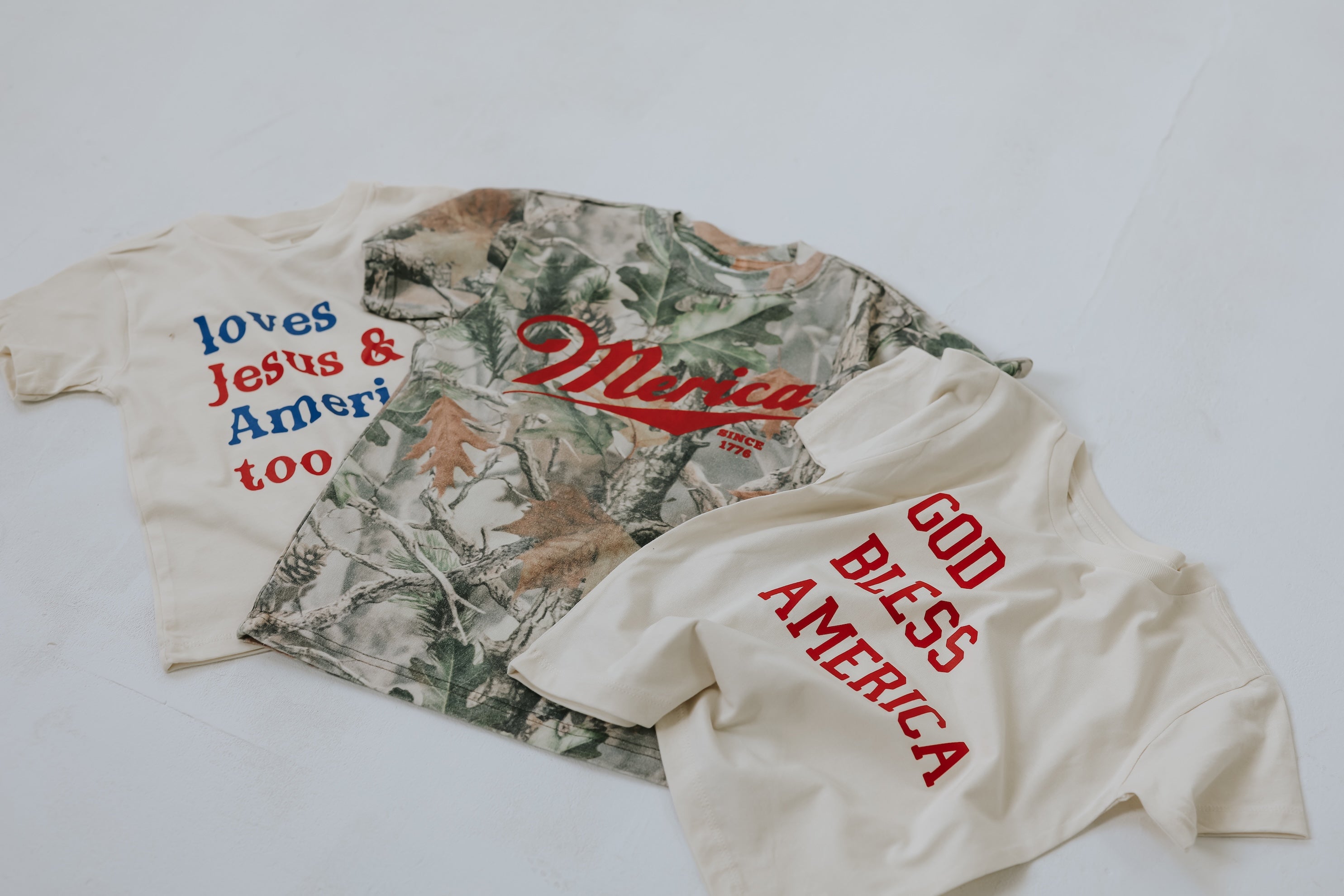 GOD BLESS AMERICA *NEW PRINT* - KIDS TEE