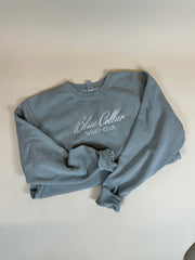 BLUE COLLAR WIVES CLUB - ADULT WASHED CREWNECK