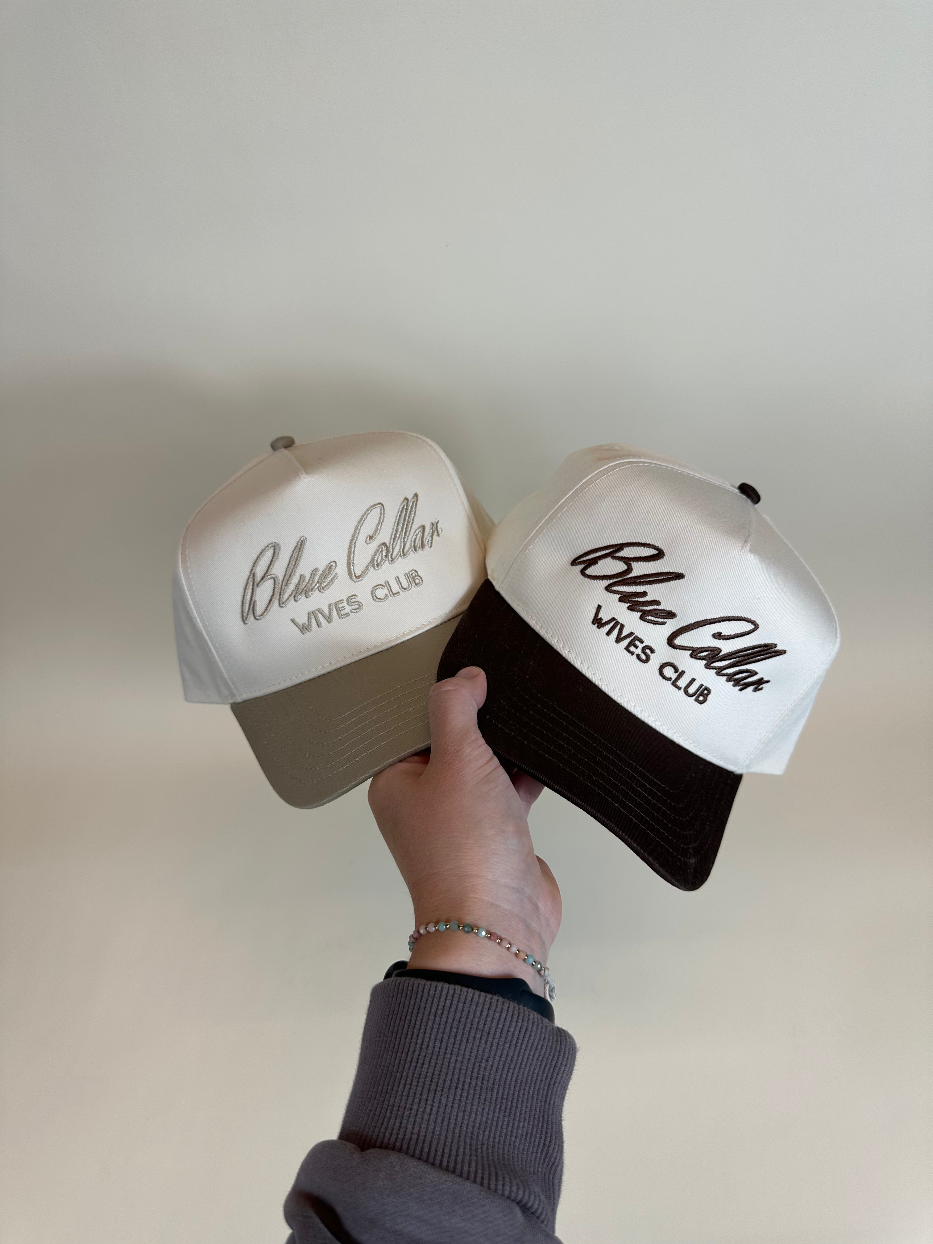 BLUE COLLAR WIVES CLUB - ADULT EMBROIDERED HAT