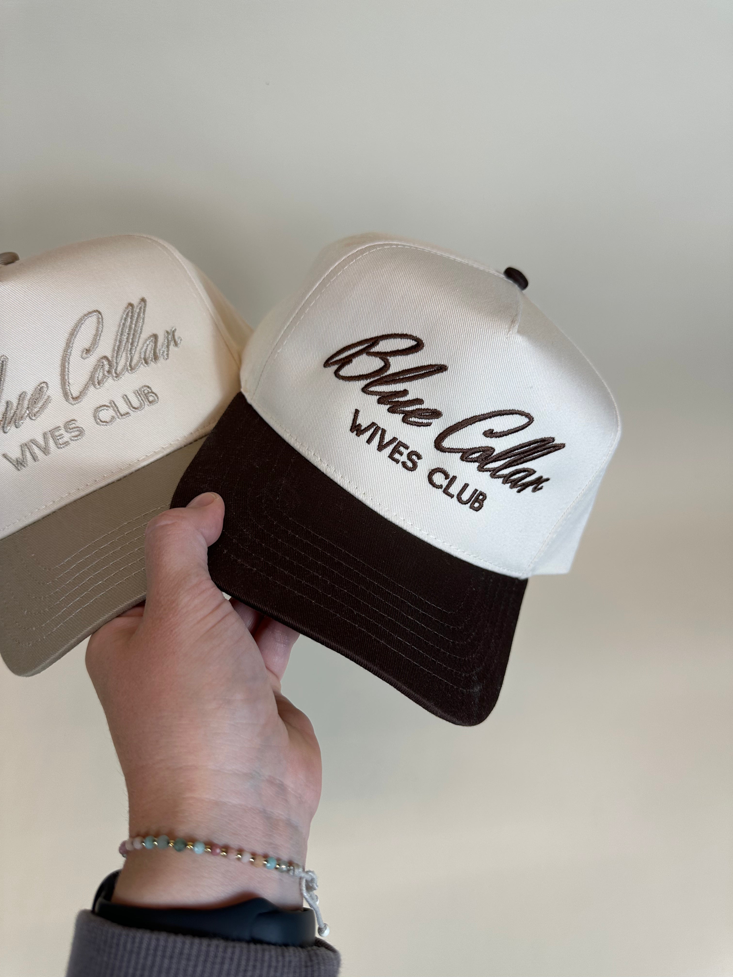 BLUE COLLAR WIVES CLUB - ADULT EMBROIDERED HAT