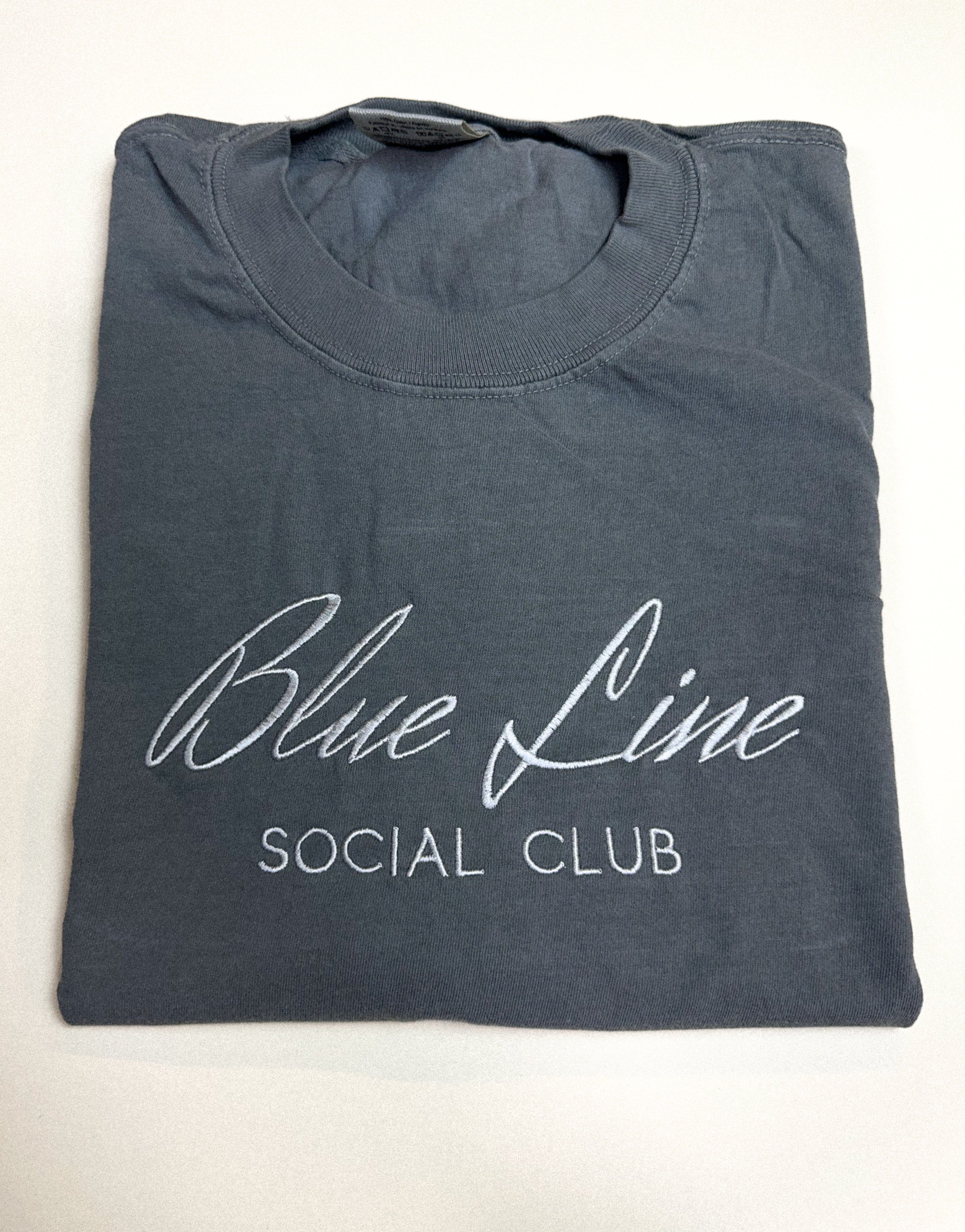 BLUE LINE SOCIAL CLUB - ADULT TEE