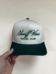 SHERIFF WIVES SOCIAL CLUB - ADULT EMBROIDERED HAT