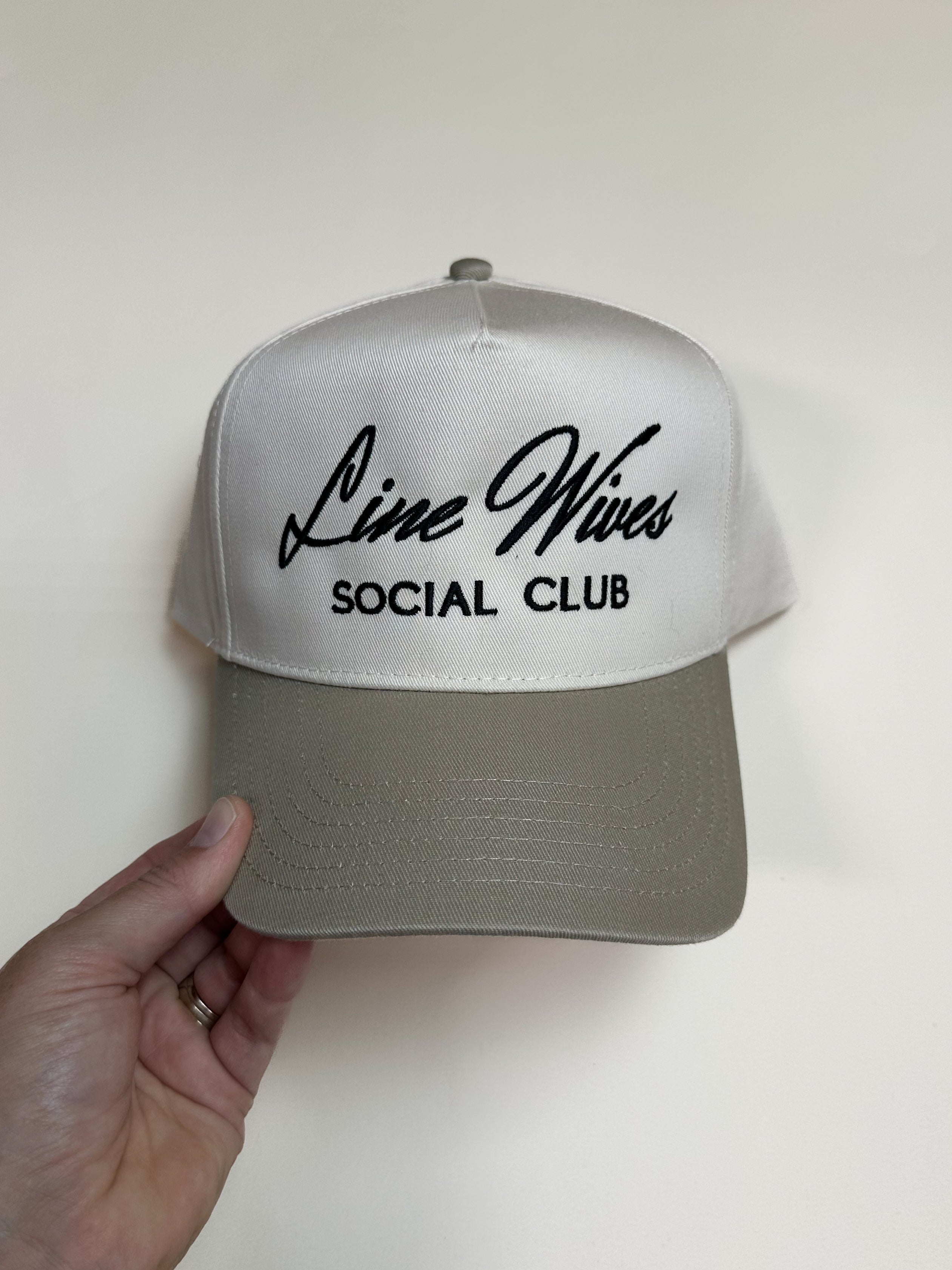 LINE WIVES SOCIAL CLUB - ADULT EMBROIDERED HAT