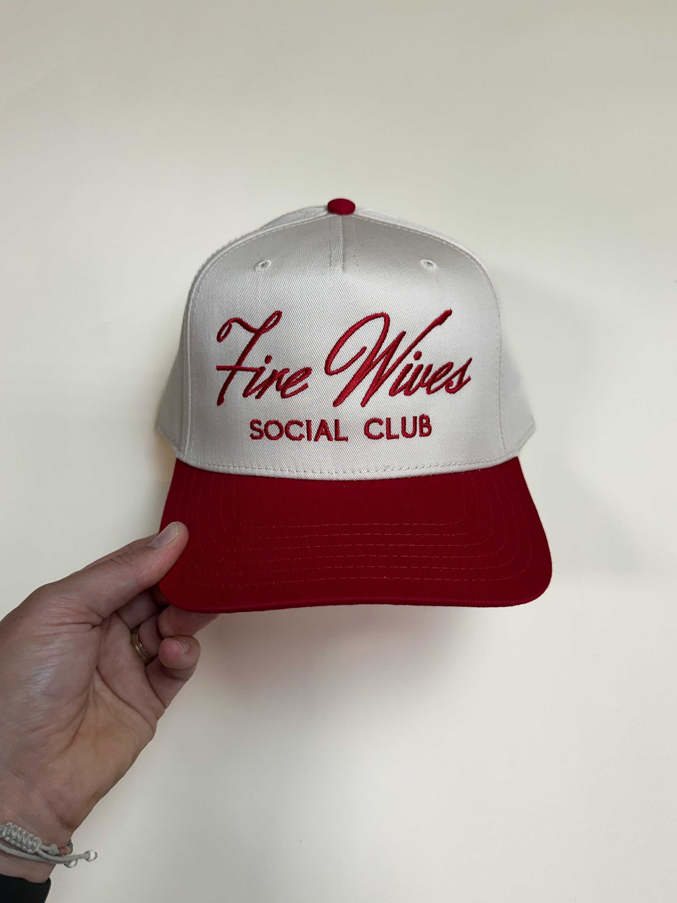 FIRE WIVES SOCIAL CLUB - ADULT EMBROIDERED HAT