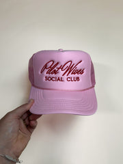 PILOT WIVES SOCIAL CLUB - ADULT EMBROIDERED HAT