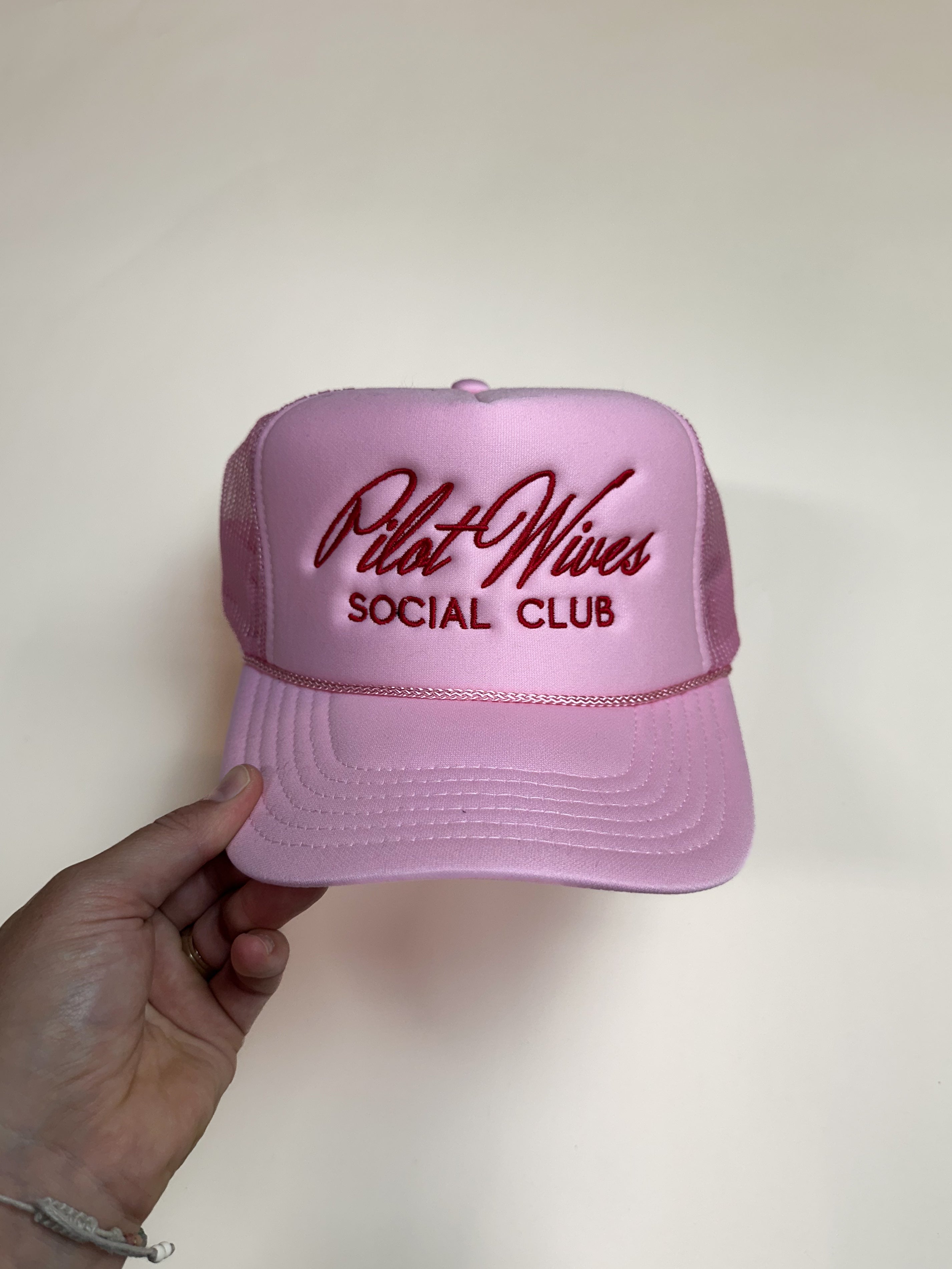 PILOT WIVES SOCIAL CLUB - ADULT EMBROIDERED HAT