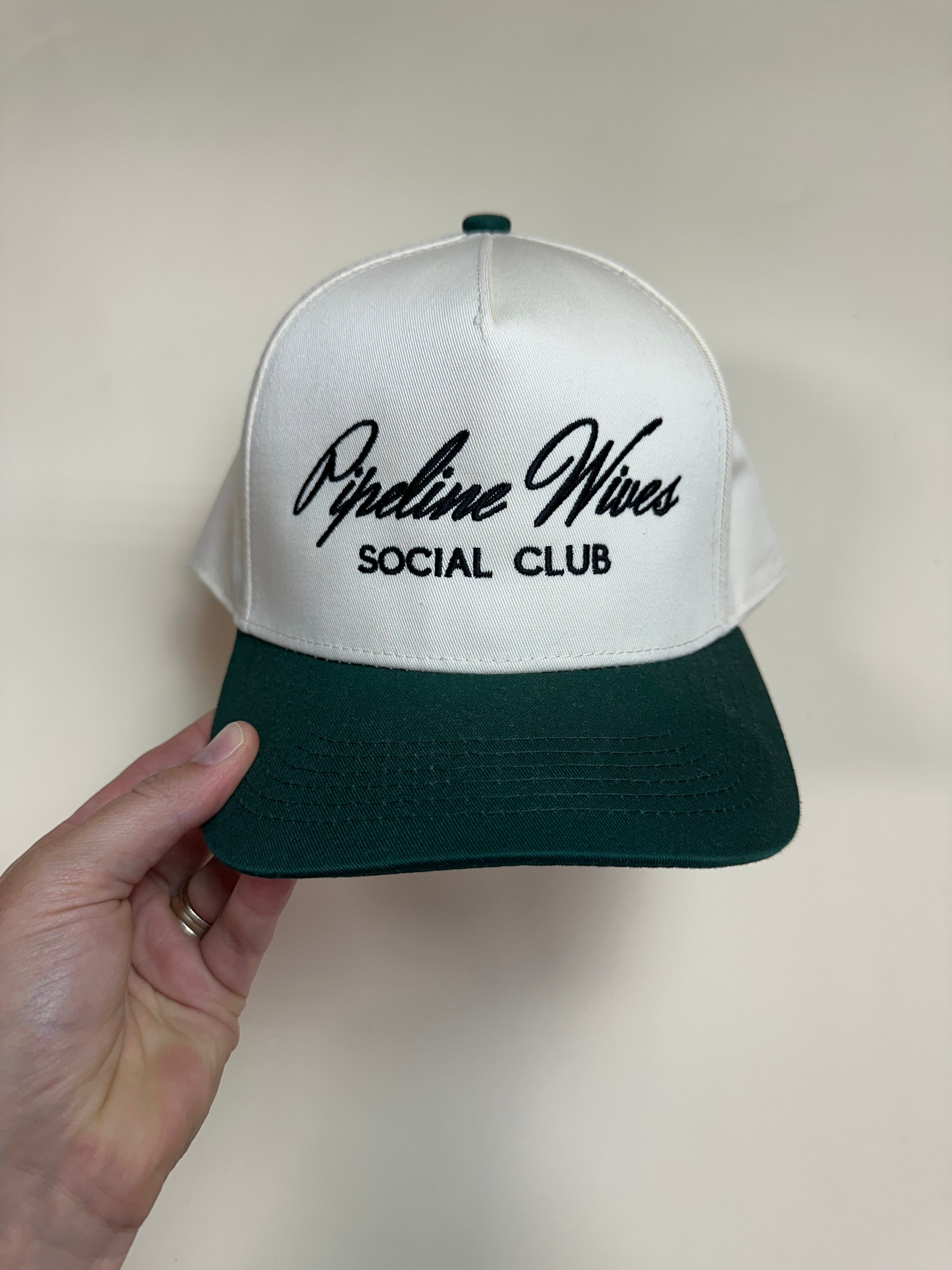 PIPELINE WIVES SOCIAL CLUB - ADULT EMBROIDERED HAT