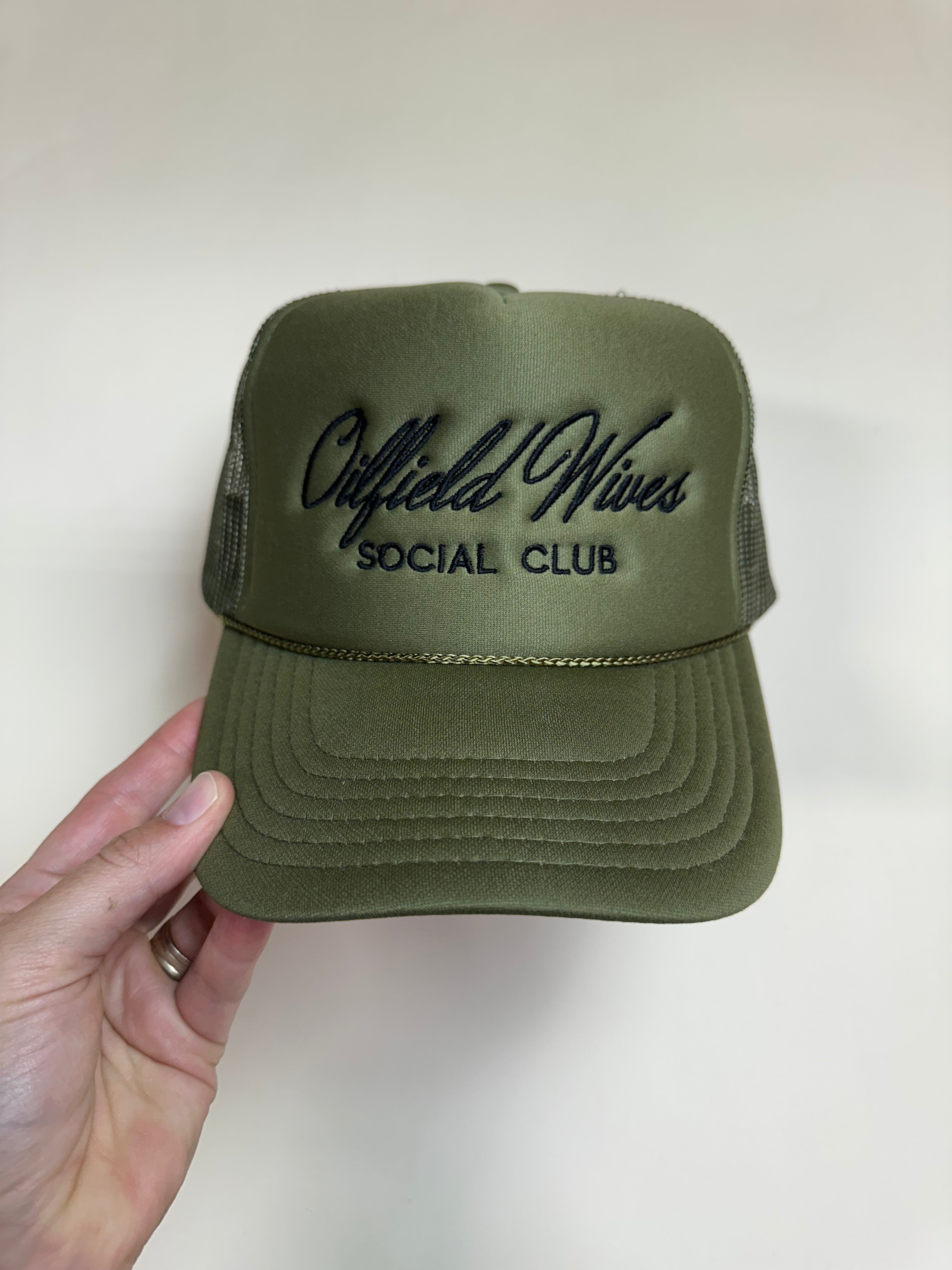 OILFIELD WIVES SOCIAL CLUB - ADULT EMBROIDERED HAT