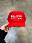 MAKE AMERICA HEALTHY AGAIN - ADULT HAT (reg. stitching)