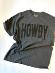 HOWDY BLACK PRINT - ADULT TEE