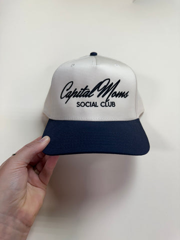 CAPITAL MOMS SOCIAL CLUB - ADULT EMBROIDERED HAT
