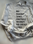 MAY HEAVENLY THINGS - ADULT REGULAR CREWNECK