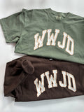 WWJD PUFF - ADULT SHORT SLEEVE TEE