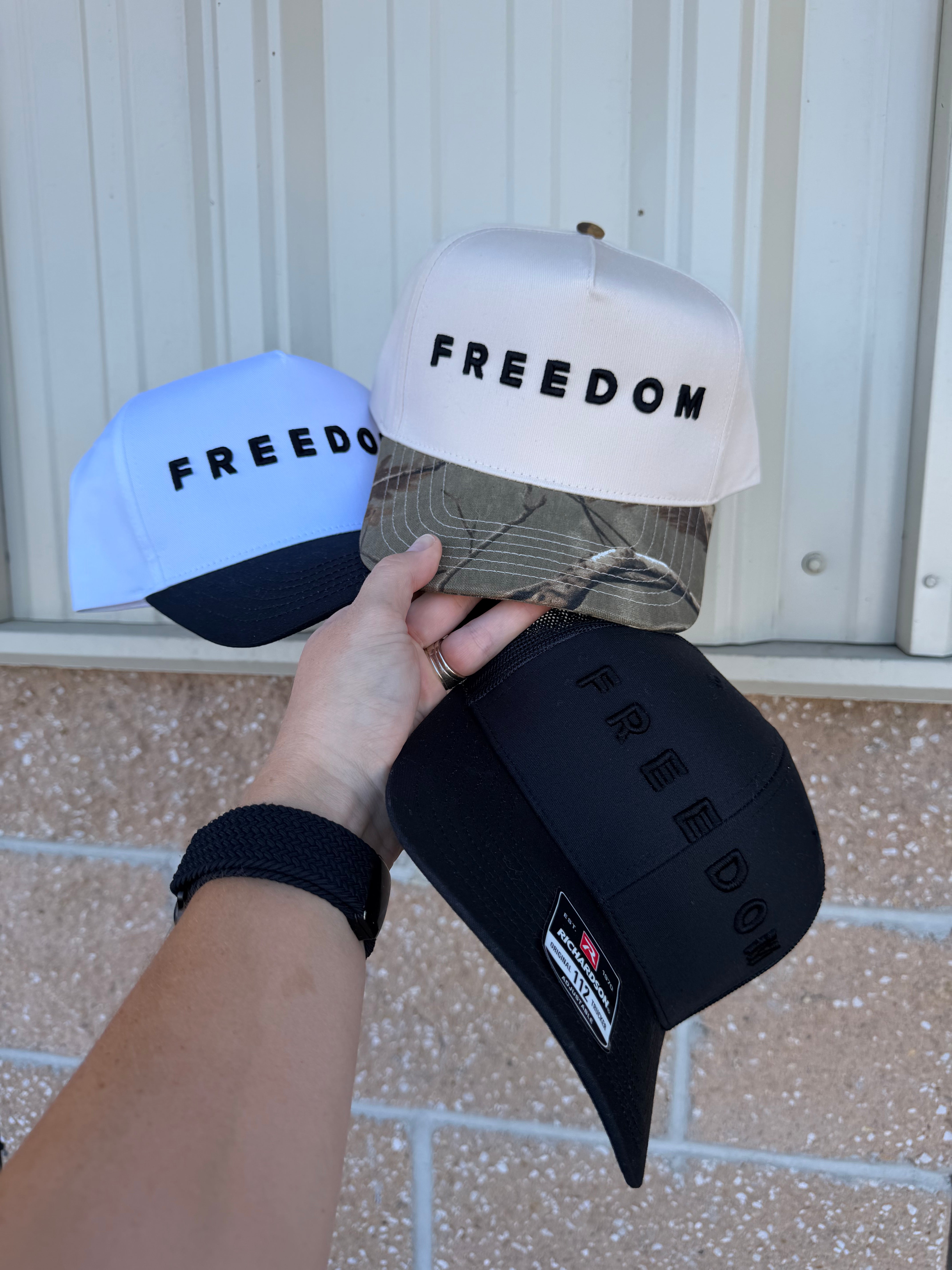 FREEDOM PUFF | Adult Embroidered Hat