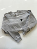 POCKET CROSS PRINTED - KIDS CREWNECK