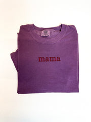 BASIC SMALL MAMA EMBROIDERED TEE