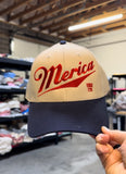 MERICA EST. 1776 EMBROIDERED ADULT HAT