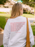 I'M VOTING FOR || ADULT REGULAR CREWNECK