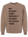 MAY HEAVENLY THINGS - ADULT WASHED SWEATER