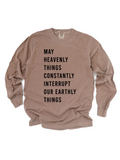 MAY HEAVENLY THINGS - ADULT LONG SLEEVE TEE