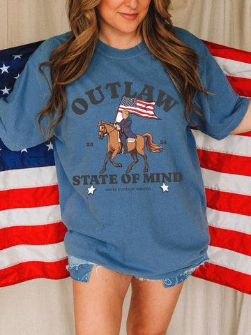 OUTLAW STATE OF MIND • TRUMP - ADULT TEE