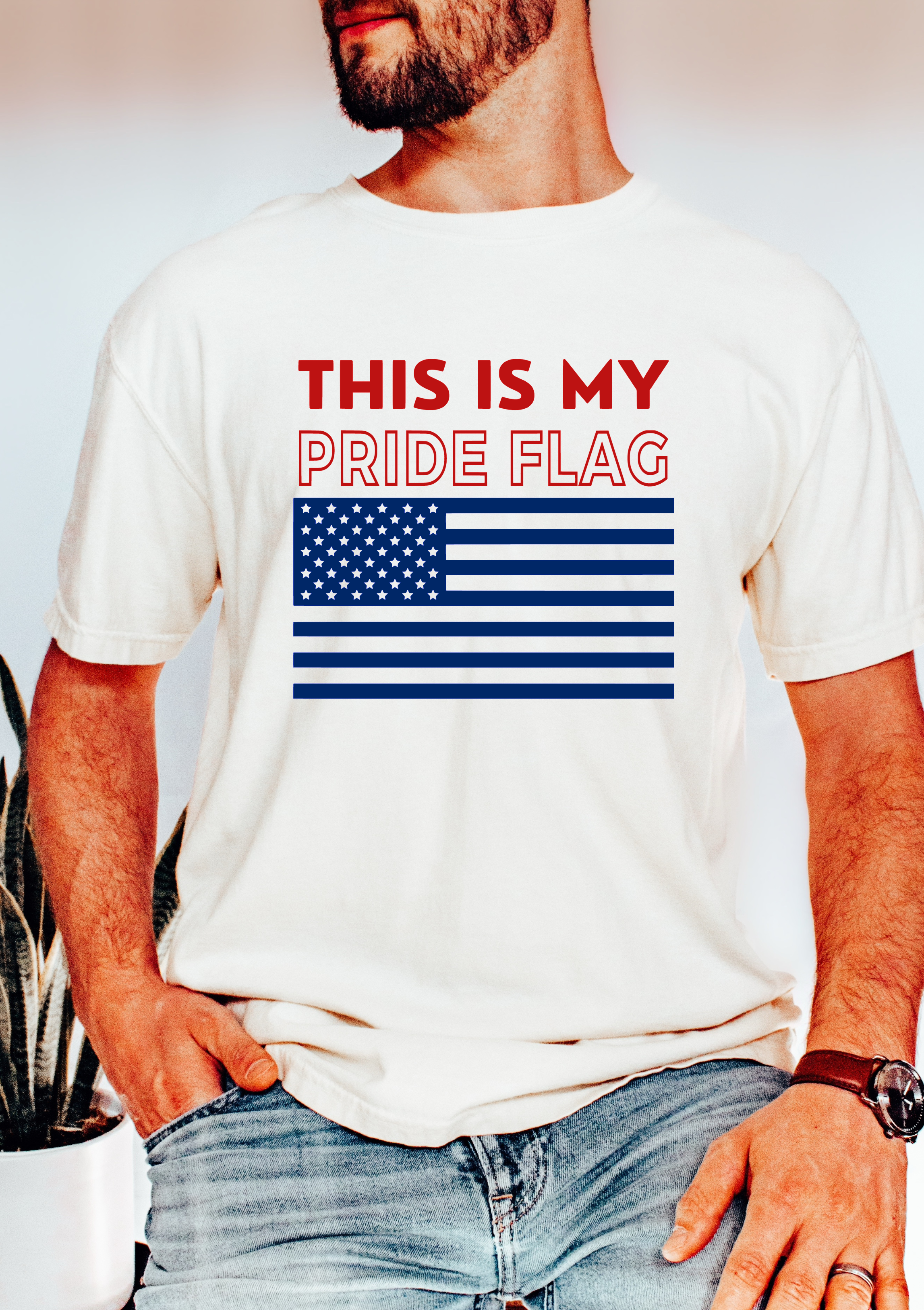 THIS IS MY PRIDE FLAG • ADULT TEE