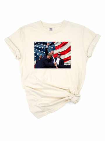 TRUMP FIST PUMP **PIC ONLY NO WORDS** - ADULT TEE