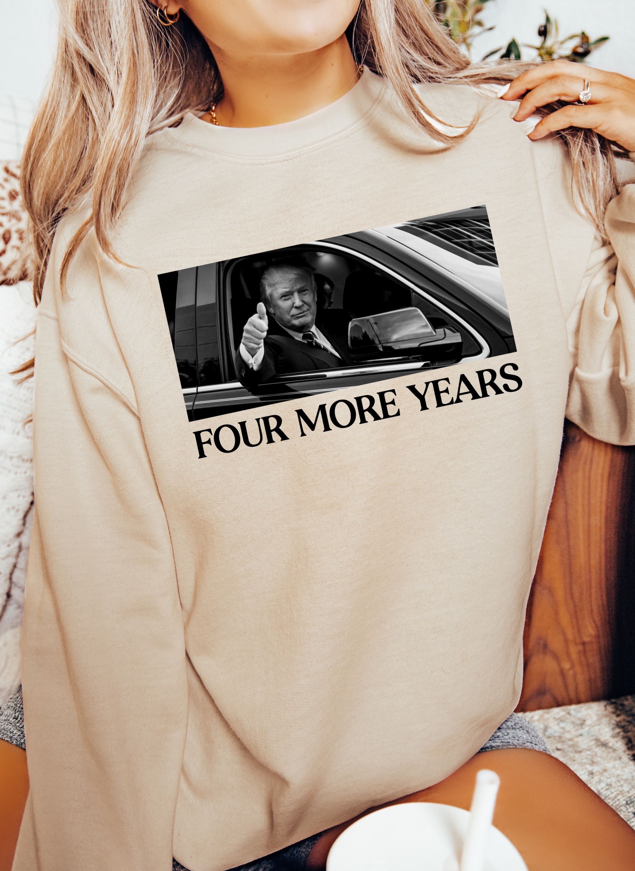 FOUR MORE YEARS - ADULT CREWNECK