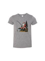 SANTA FISH CHRISTMAS - KIDS TEE SHIRT