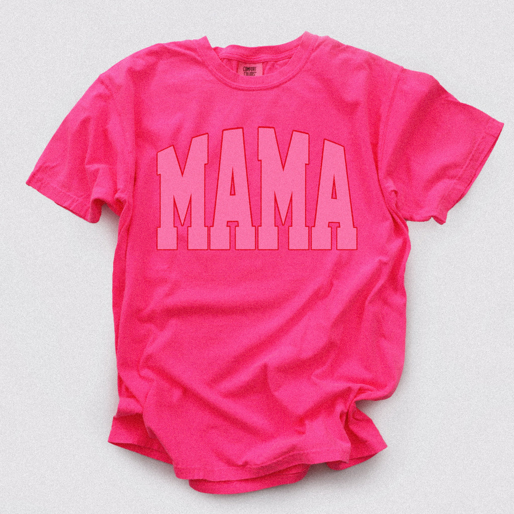 MAMA COLORBLOCK TEE Little Hunters Wife mama-colorblock-tee-little-hunters-wife