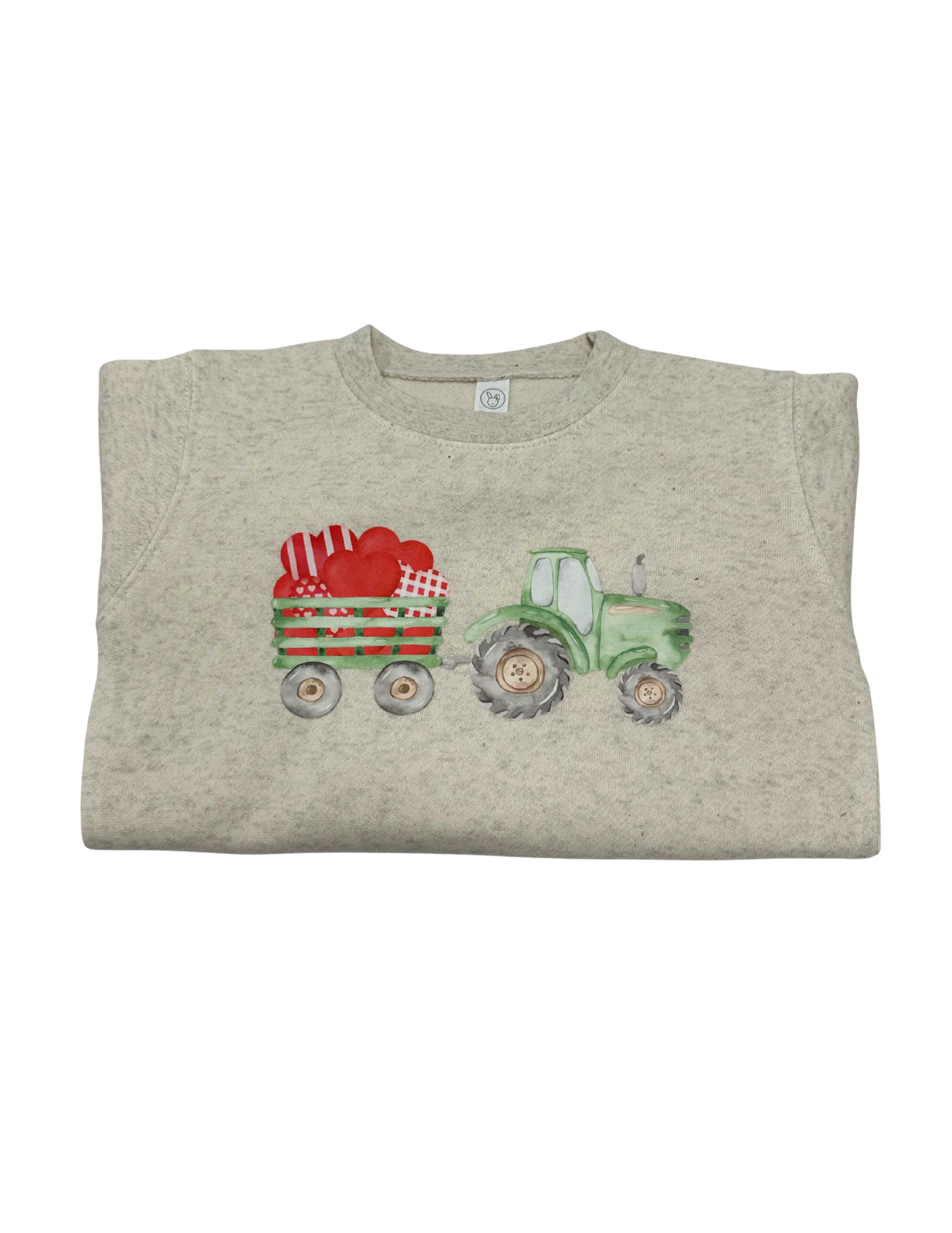 TRACTOR HEARTS - KIDS CREWNECK SWEATER