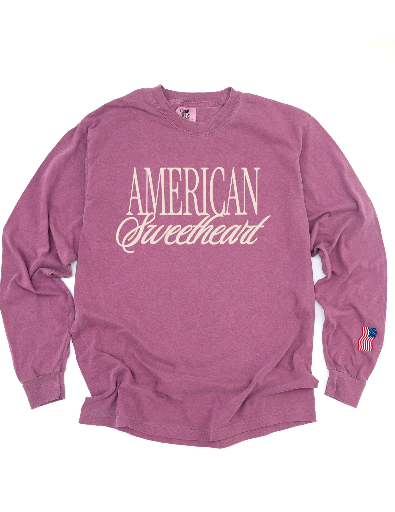 AMERICAN SWEETHEART - ADULT LONG SLEEVE TEE